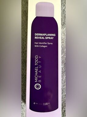 Michael Todd Beauty Dermaplaning Reveal Spray –Hair Identifier Spray w Collagen